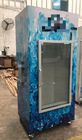 上の台紙の冷房装置が付いている塗られた鋼鉄商業氷のフリーザー