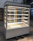 パン屋の表示冷却装置、1.2Mのケーキは背部スライド ガラス ドアを展示する
