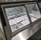 10 -18の鍋が付いているGelatoのアイス クリームの表示フリーザーのショーケース