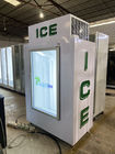 商業大きい氷の貯蔵容器の屋内ガラス ドアのアイス パックの貯蔵のフリーザー