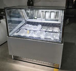 220V R404A 1.8Mのアイスキャンデーのアイス クリームの飾り戸棚
