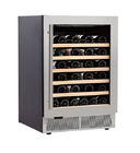 46びんの贅沢な現代デジタル制御の二重地帯のワイン クーラー、ホテルの家の作り付けのワイン冷却装置