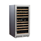 165本のびんの圧縮機のワイン冷却装置二重地帯の自由な立つワイン クーラーのワイン貯蔵室