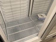 Hihgの質の直立したショーケースの導かれたライトが付いているアイス クリームのためのガラス ドアのフリーザー