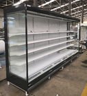 スーパーマーケットの商業開いた表示冷却装置複数のデッキの直立した空気カーテンの開いた飲料の表示スリラー