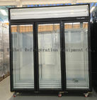 コンビニエンス ストアの直立したガラス ドアのフリーザー冷却装置冷凍装置