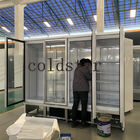 大容量の飲料のクーラーのガラス ドアの商業冷却装置