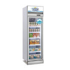 400Lスーパーマーケットの単一のガラス ドア冷却装置ショーケースの直立した表示フリーザー商業冷却装置装置