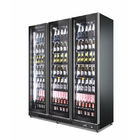 飲み物冷却装置ガラス ビン冷却装置棒飲料5のShelfs冷却装置黒色
