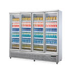 大容量の飲料のクーラーのガラス ドアの商業冷却装置