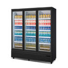 R290スーパーマーケットのための直立したガラス ドアの清涼飲料の表示クーラー