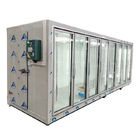 ガラス ドアの冷蔵室の貯蔵4のドアのスーパーマーケット冷却装置の高性能の二重anti-fog歩行