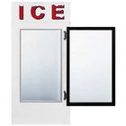 42 CU。フィート屋内氷のフリーザーによってカスタマイズされるロゴ、屋外の冷たい壁の氷のマーチャンダイザー