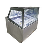 引き戸のアイス クリームの表示冷却装置商業Gelatoのフリーザーのショーケース