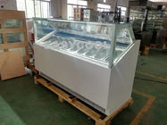 単一の列のイタリア人のGelato冷却装置フリーザーのアイス クリームのショーケース