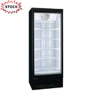 ガラス単一のドアのスーパーマーケットのための直立したフリーザーのショーケースが付いている商業冷蔵庫の冷凍庫