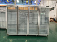 商業直立した飲料のクーラー3のガラス ドアのスーパーマーケットのための冷たい飲み物の表示冷却装置