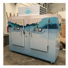屋外の氷のマーチャンダイザー、両開きドアの大きい氷貯蔵冷却装置容器
