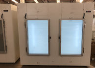 屋外の氷のマーチャンダイザー、両開きドアの大きい氷貯蔵冷却装置容器