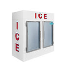 商業氷の収納用の箱の屋内100 CU。フィート倍のガラス ドアのタイプ