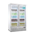 ガラス ドアの飲料の表示クーラー スーパーマーケットのための直立した冷却装置ショーケース