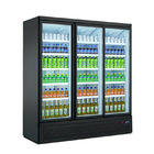 飲料のミルクを表示するための熱い販売の商業ガラス ドア縦冷却装置