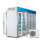 食料雑貨品店の冷却装置およびフリーザーの縦のショーケースのスリラー