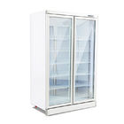 低く騒々しい縦のガラス ドアの表示アイス クリームの冷却装置およびフリーザー