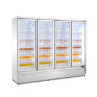 商業直立した4飲み物のためのガラス ドアの飲料の表示冷却装置