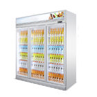 冷たい飲み物の表示冷却装置のための1000Lスーパーマーケットの直立した商業スリラー