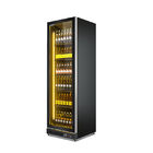 ビール冷たい飲み物のための商業ガラス ドアのびんのクーラーの表示冷却装置