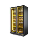 ファンの販売法モンスター エネルギー飲み物の表示冷却装置のための冷却のガラス ドア直立した冷却装置