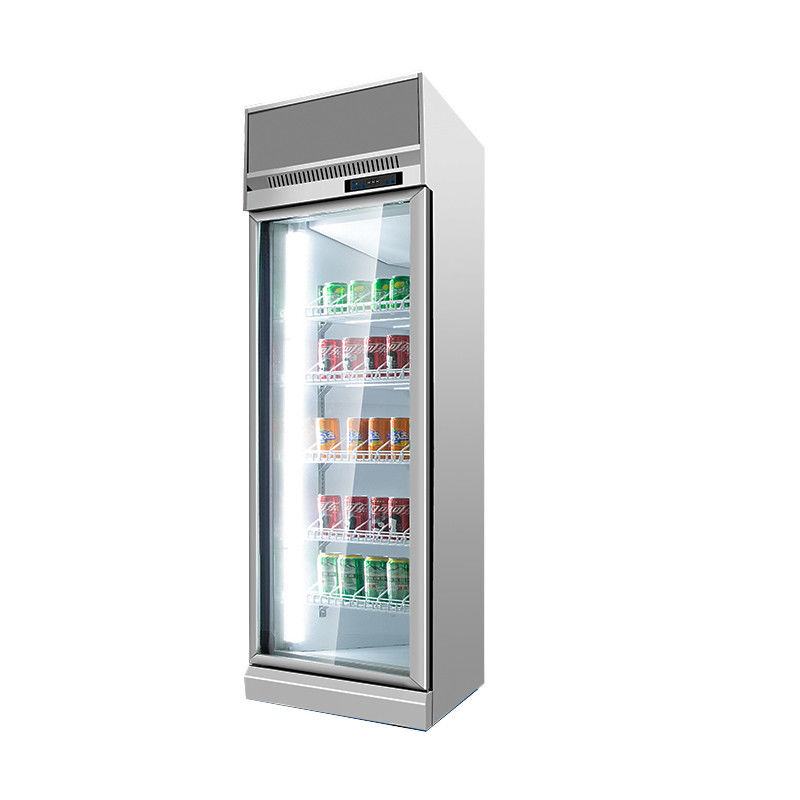 スーパーマーケットのコンビニエンス ストア2~8ºCの透明なガラス ドアの直立した冷却装置