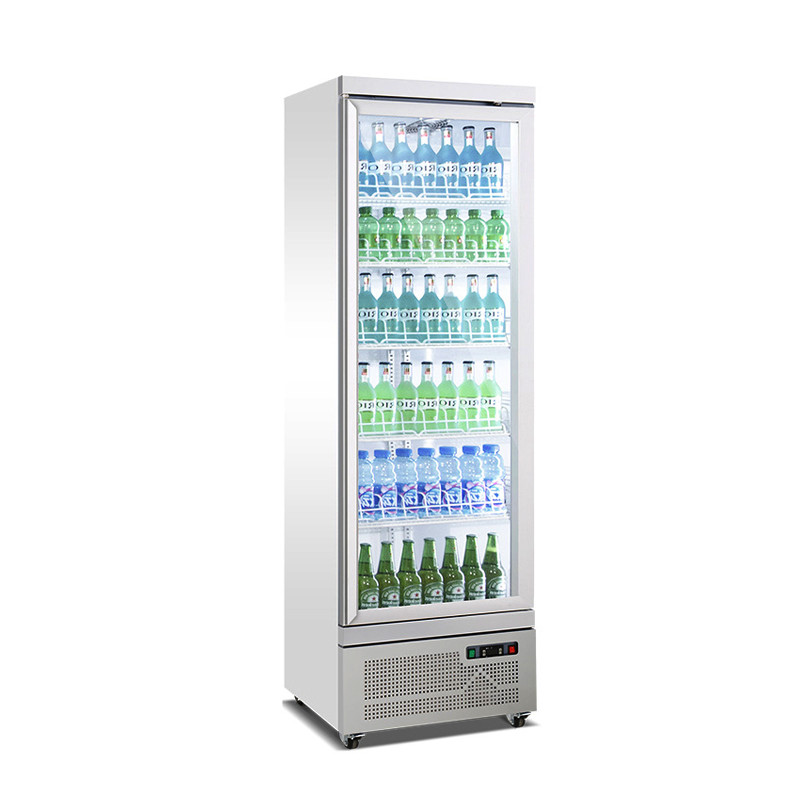 商業冷凍装置、2~8°飲料ビールのための縦のガラス ドアの表示冷却装置